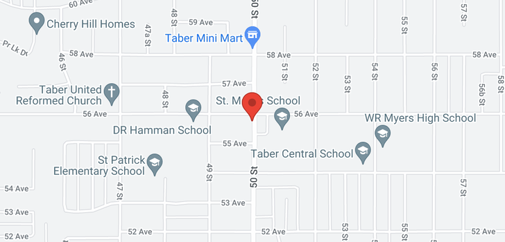 map of 4934 56 Avenue